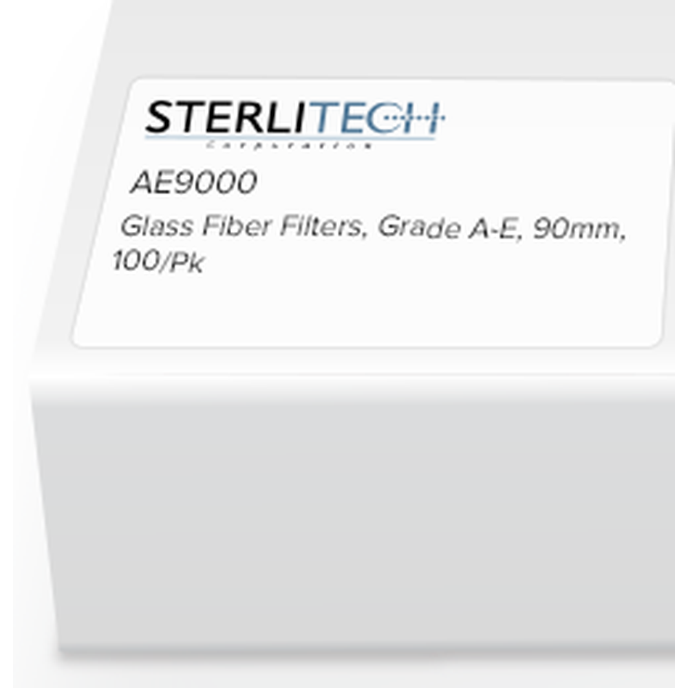 Grade A-E Borosilicate Glass Microfiber, 90mm, 100/Pk
